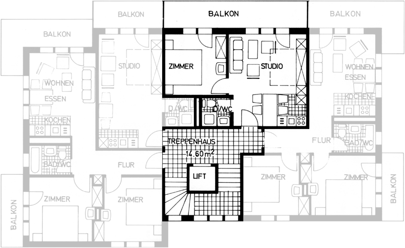 ferienwohnungen mischi 2 zimmerwohnung 3 11 grundriss